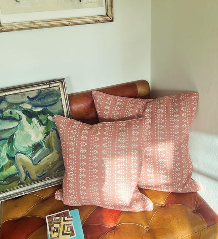Linen Pillows - Antique Pink