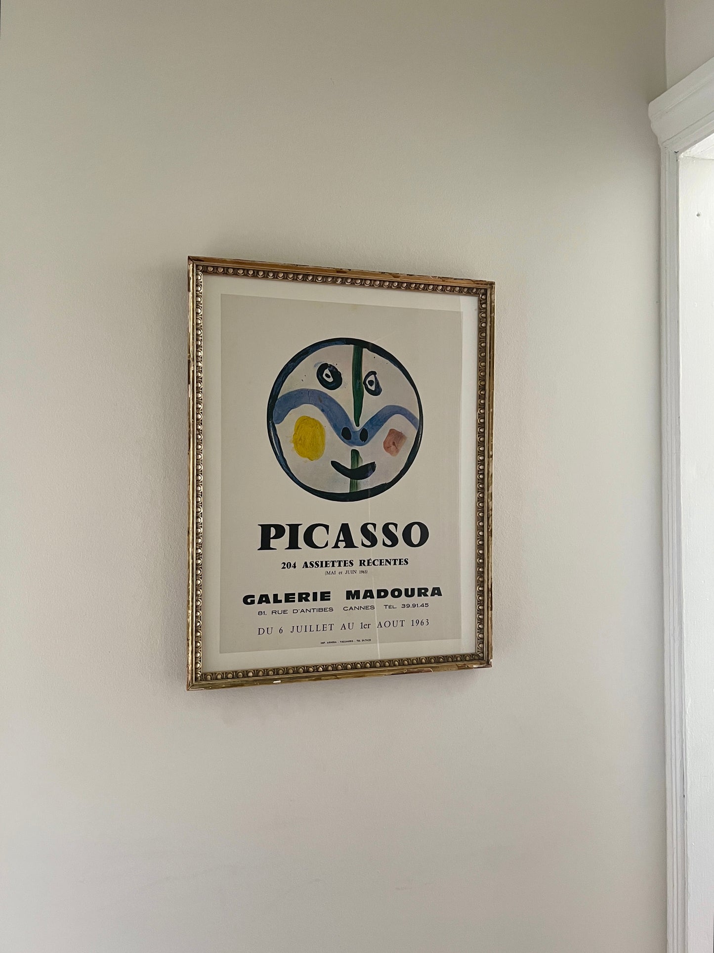 Pablo Picasso Exhibition Poster 1963