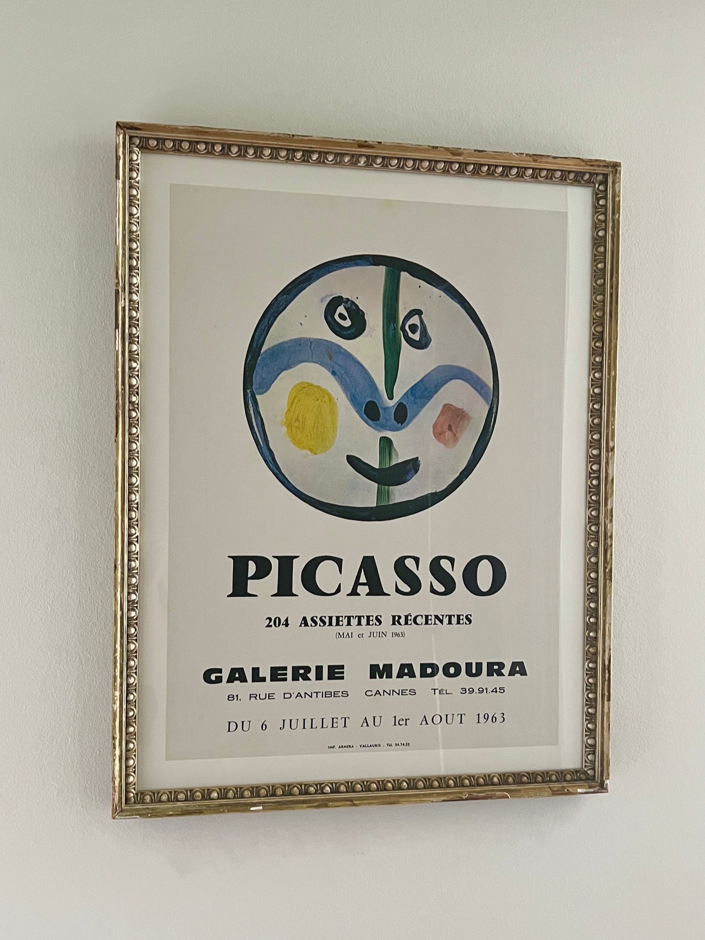 Pablo Picasso Exhibition Poster 1963