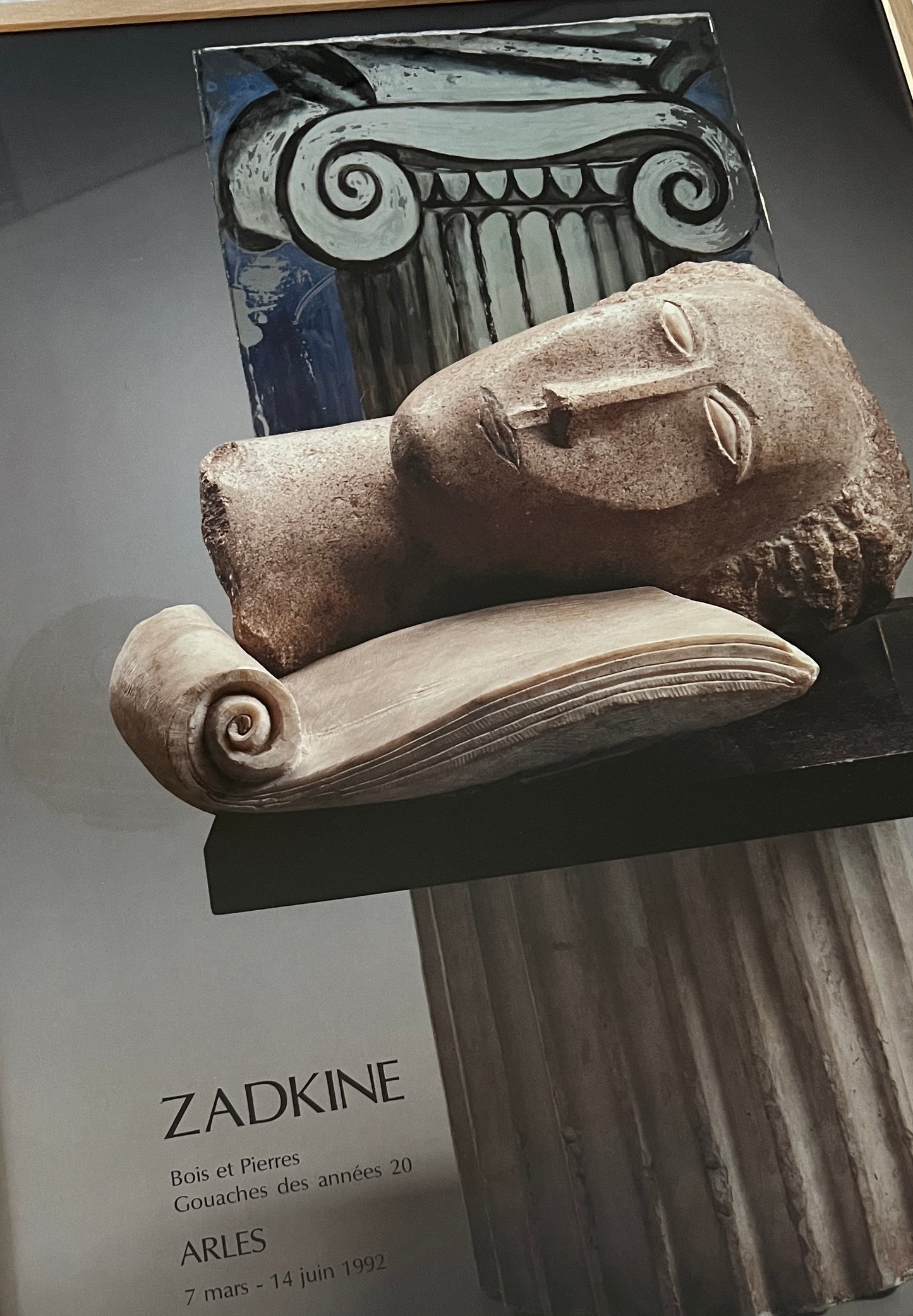 Ossip Zadkine Exhibition Poster 1992
