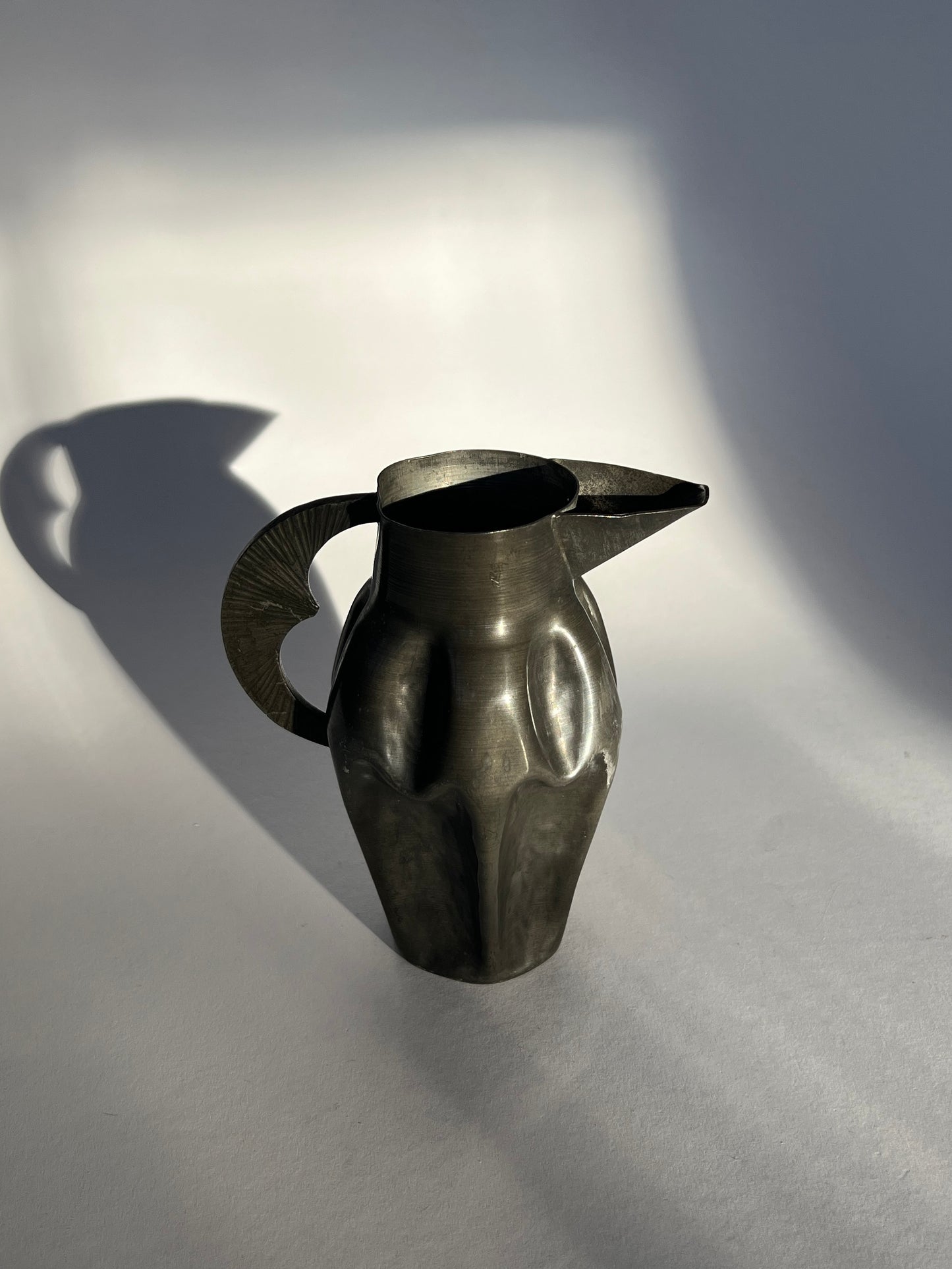 Small pewter pitcher