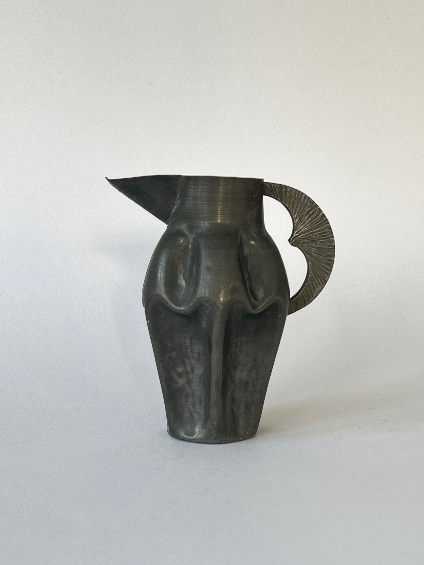 Small pewter pitcher