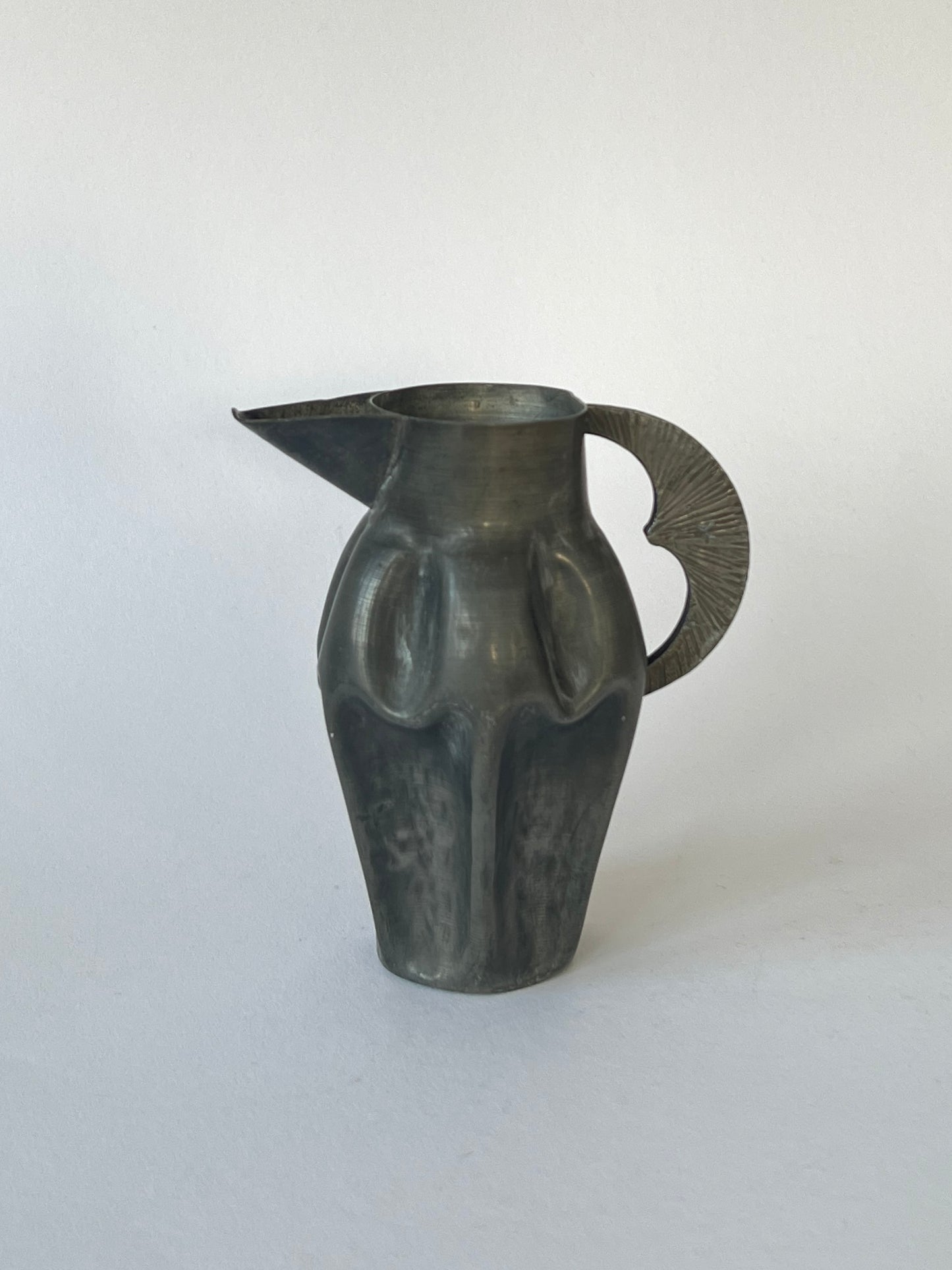 Small pewter pitcher
