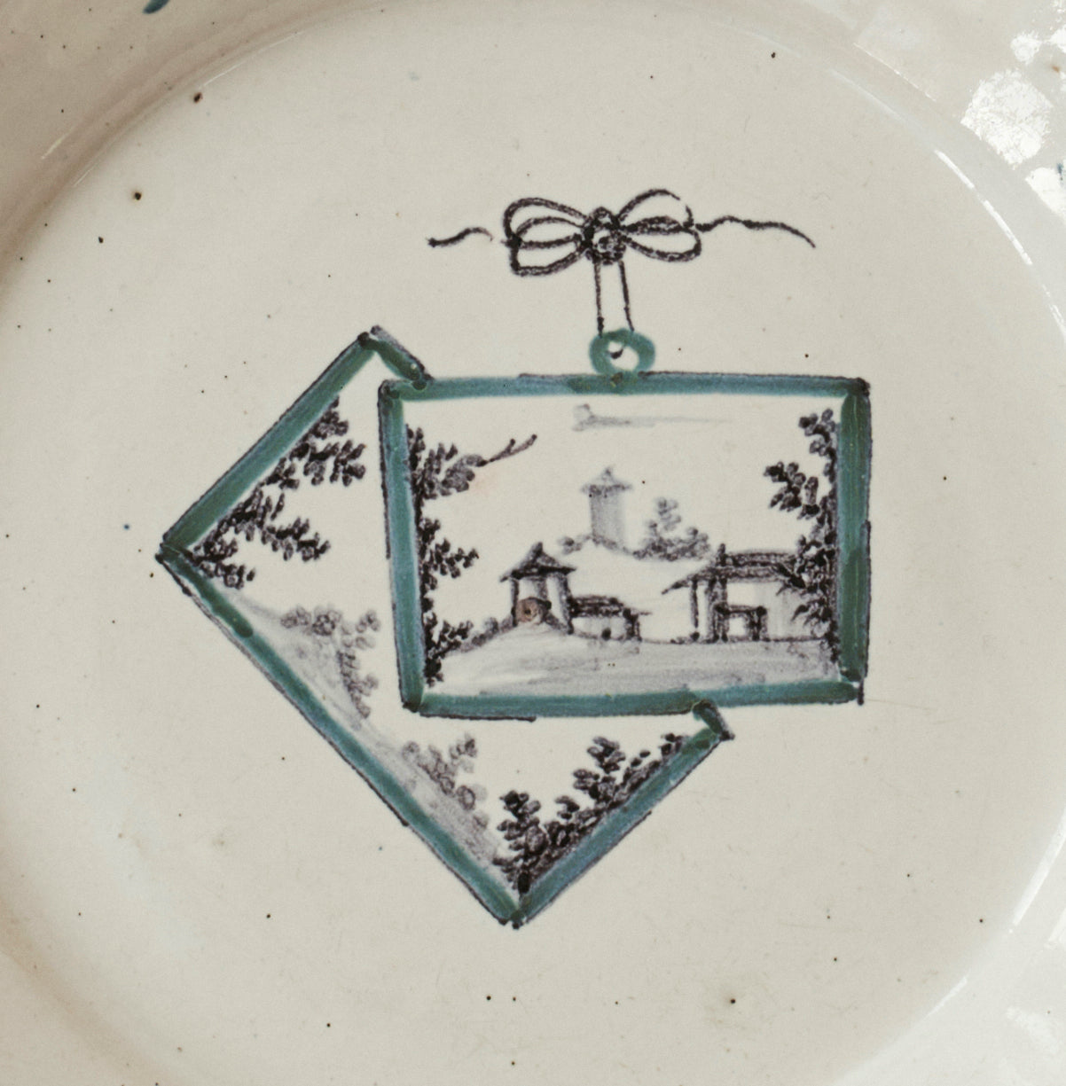 19th Century Faience Plate
