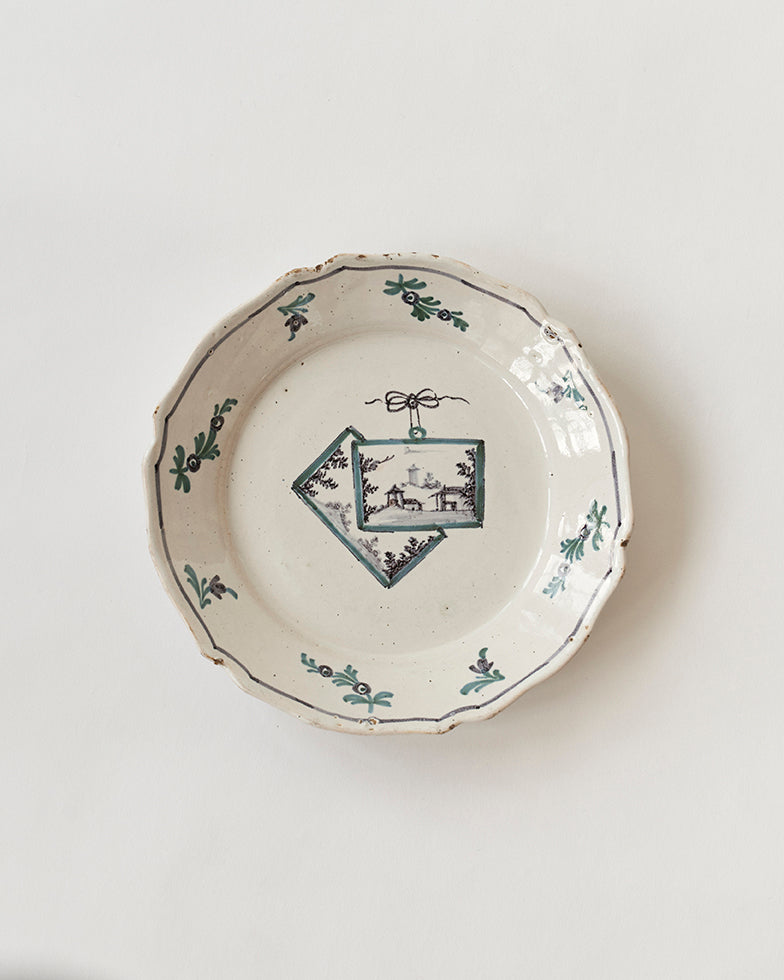 19th Century Faience Plate