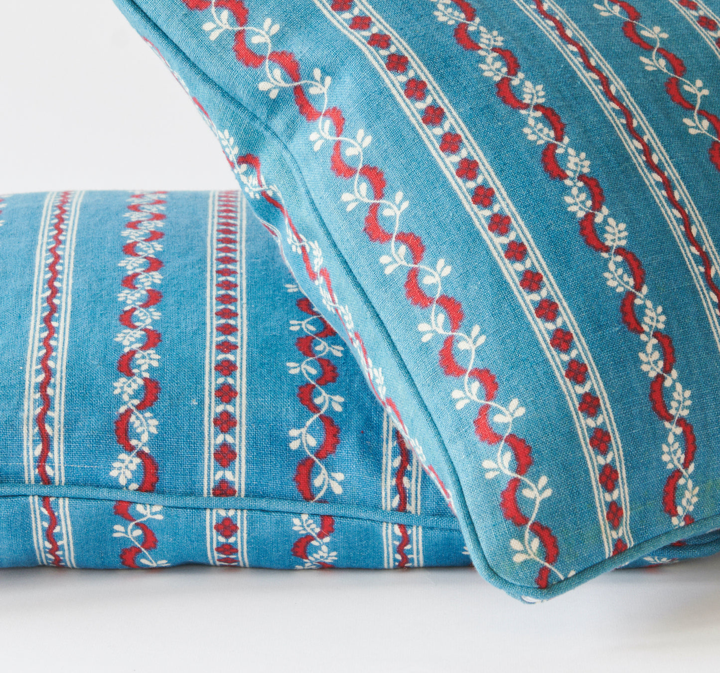 French Vintage Textile Pillow