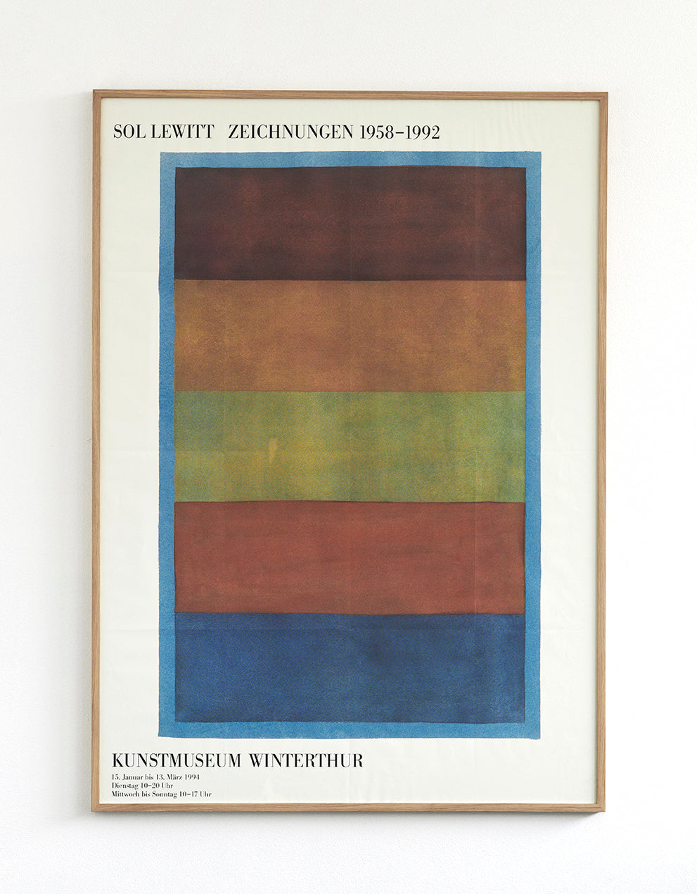 Exhibition good Poster Sol Lewitt Drawings 1984-89 Edited.