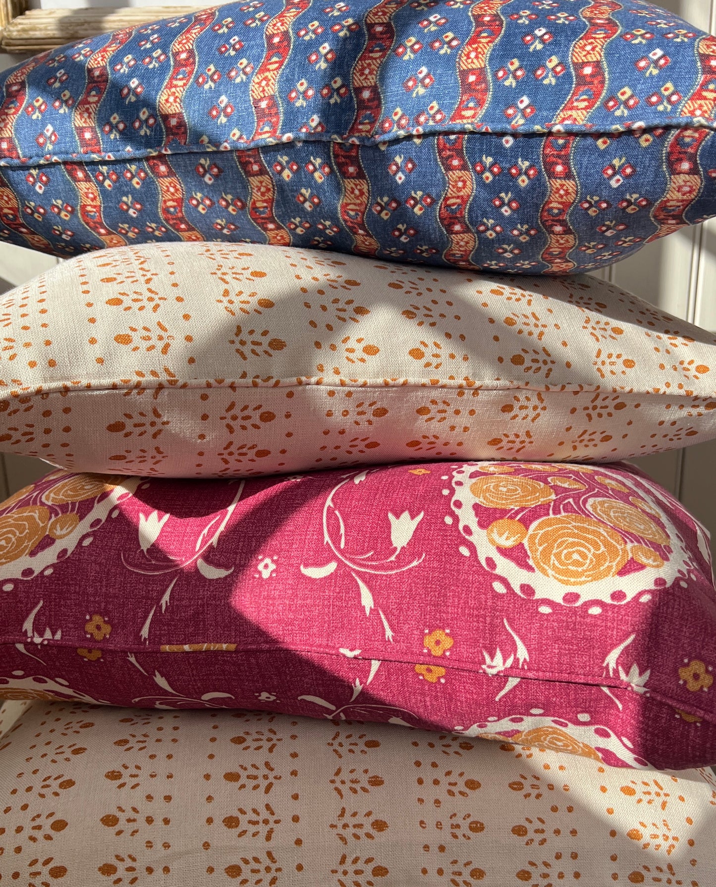 Linen Pillows - Burnt Orange