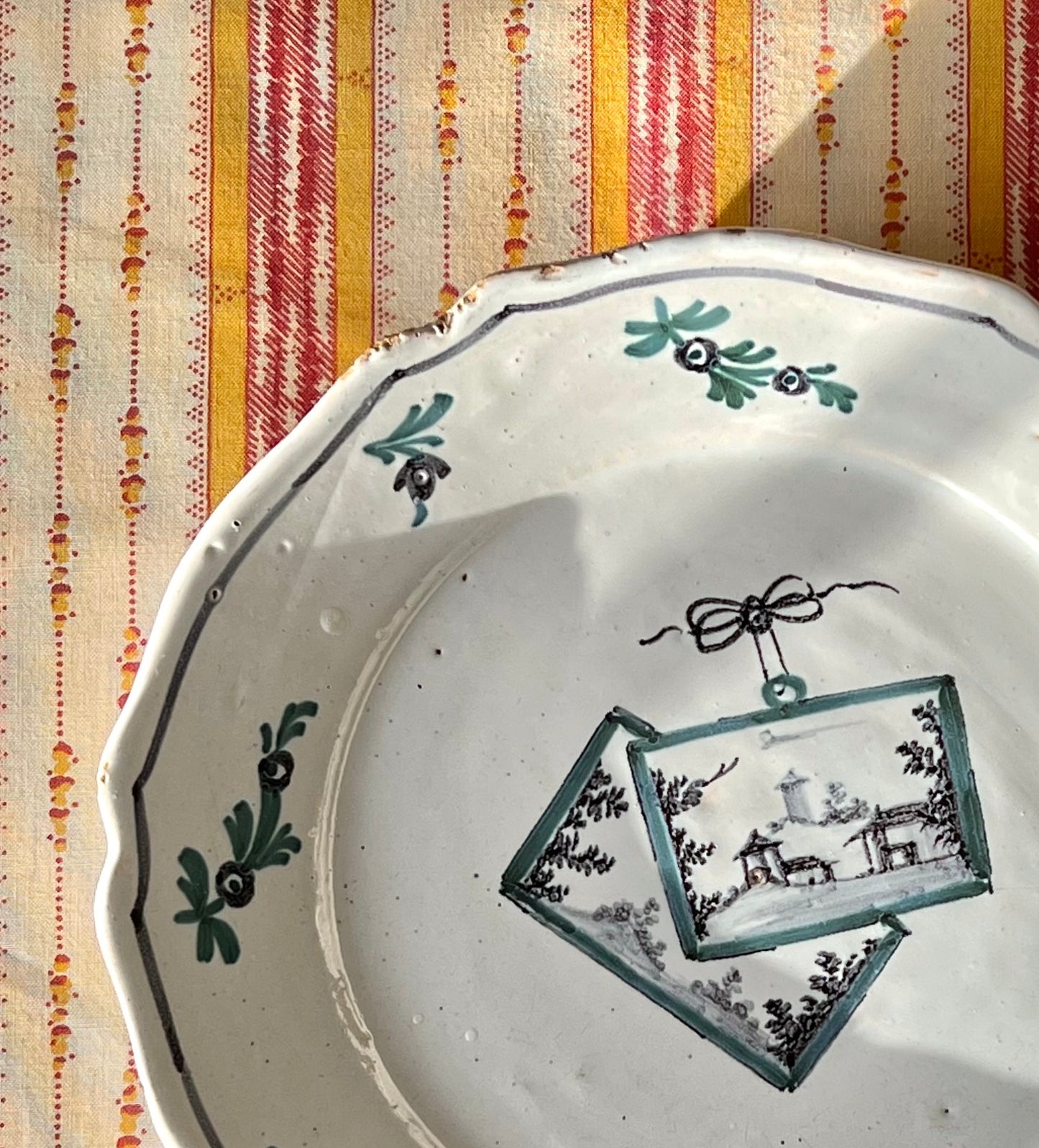 19th Century Faience Plate