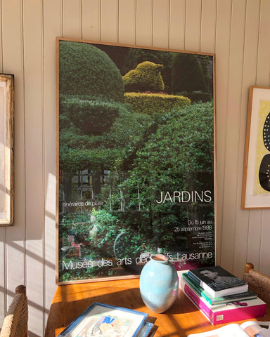 "Jardins" Exhibition Poster 1988