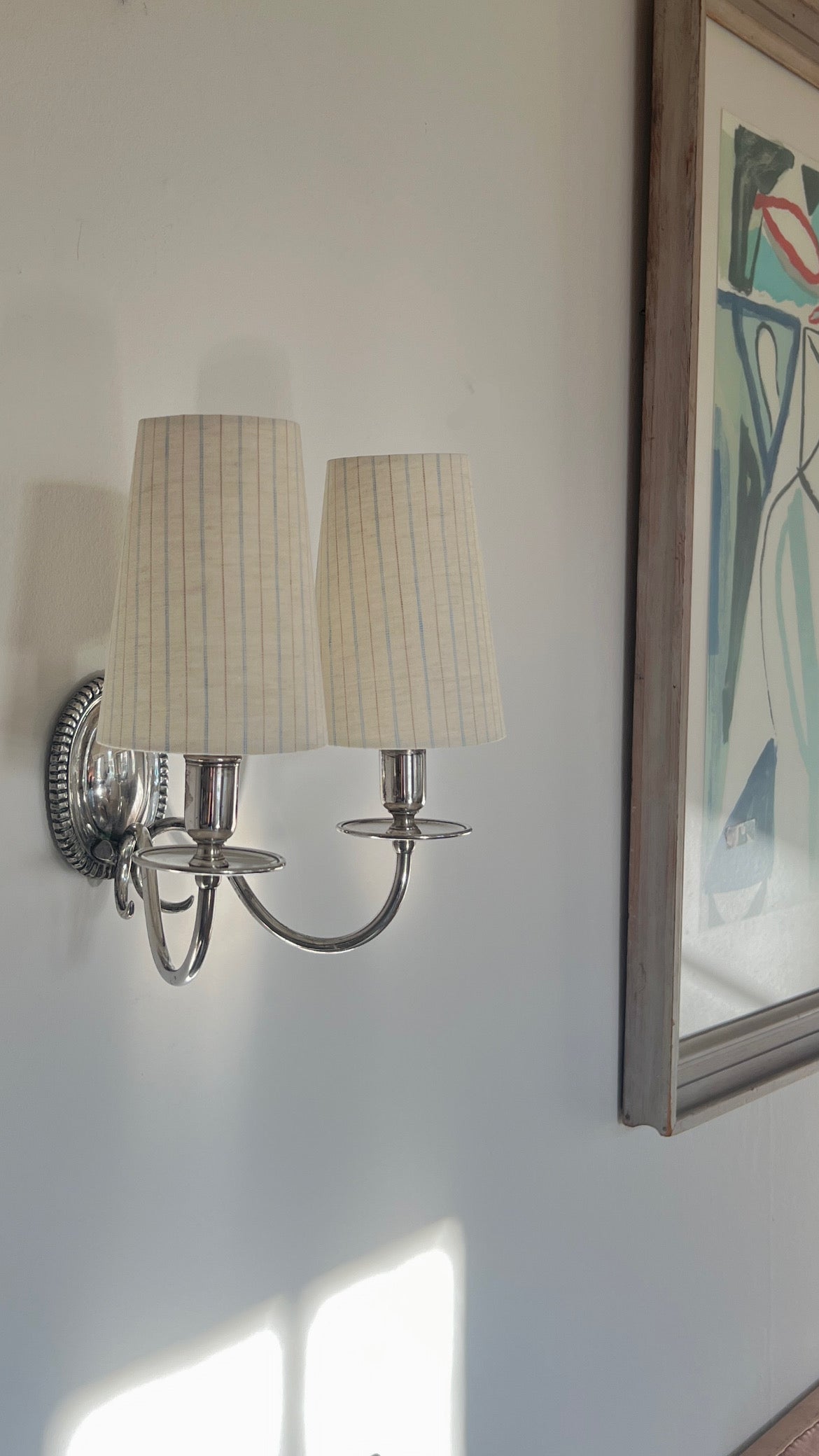 Silver Sconces