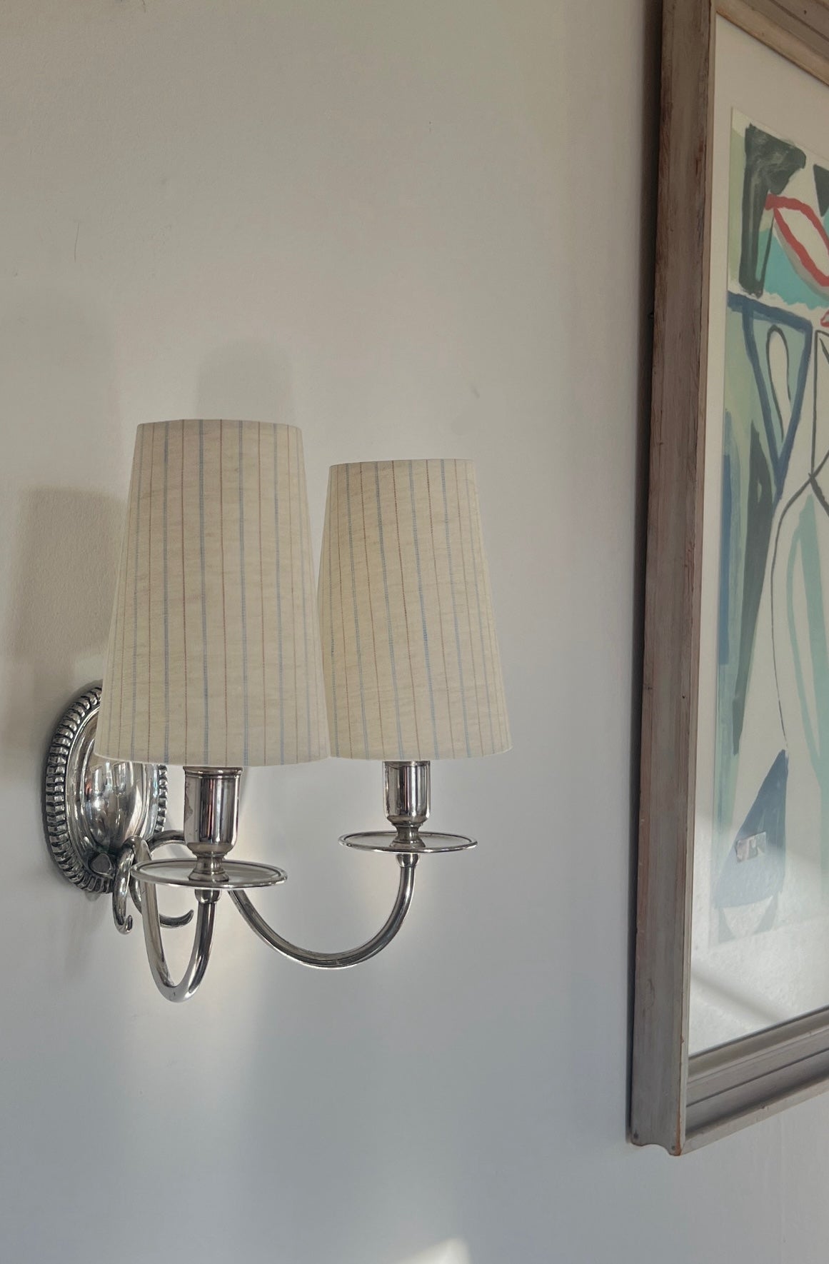 Silver Sconces