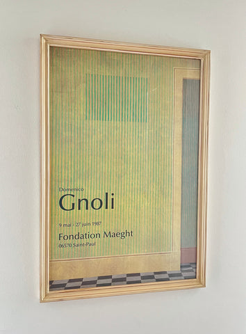 Domenico Gnoli Exhibition Poster