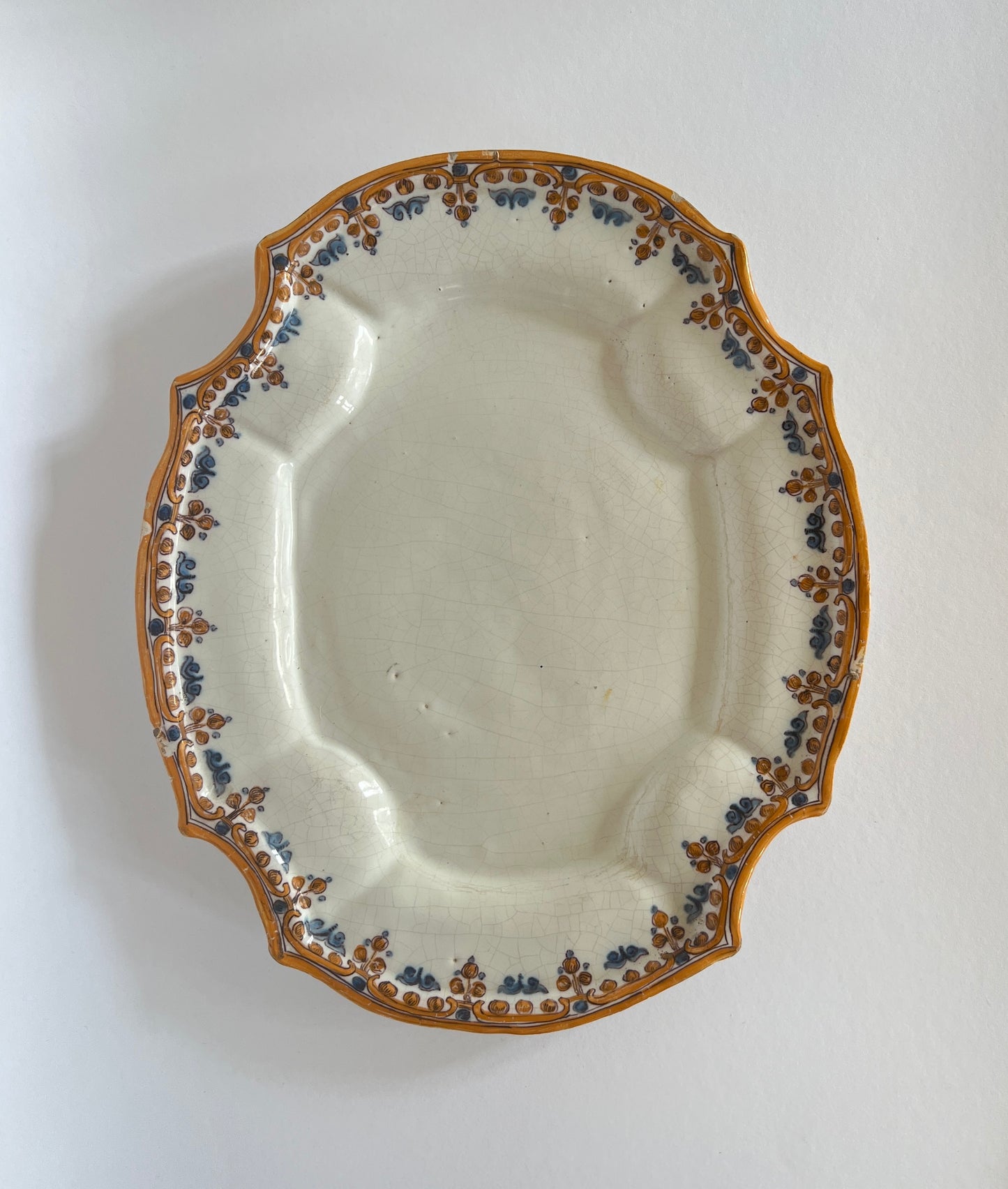 19th century Faience Platter