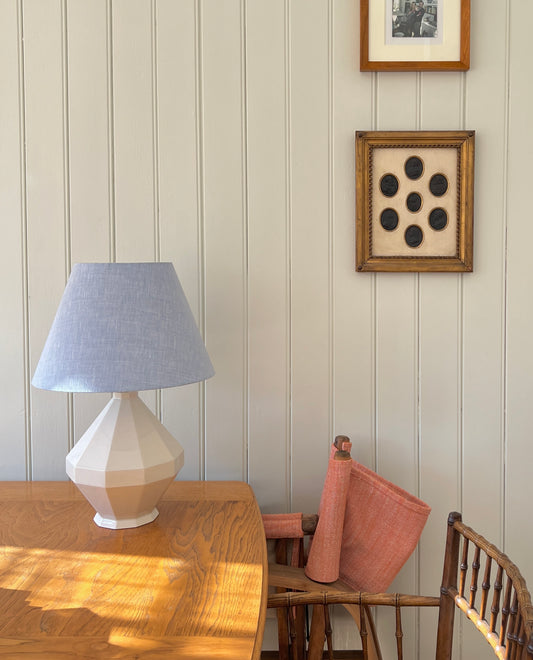 Erwan de Rengervé x Helle Thygesen Table Lamp - Ivory Craquelé
