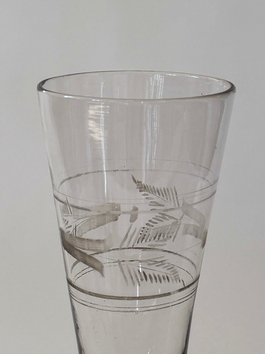 French Glass Vase