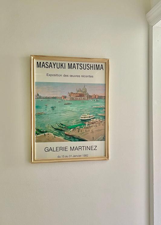 Masayuki Matsushima Poster 1982