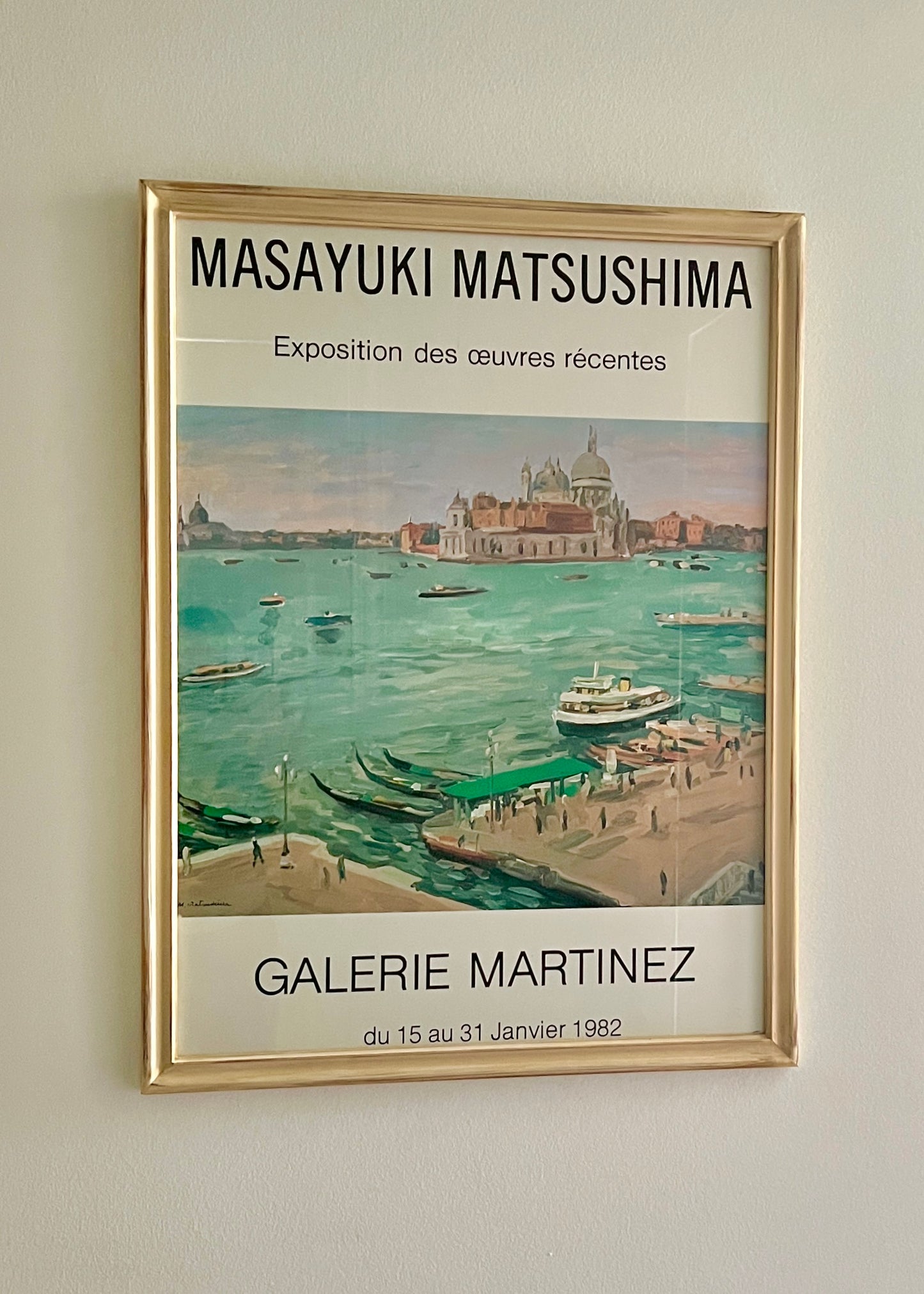 Masayuki Matsushima Poster 1982