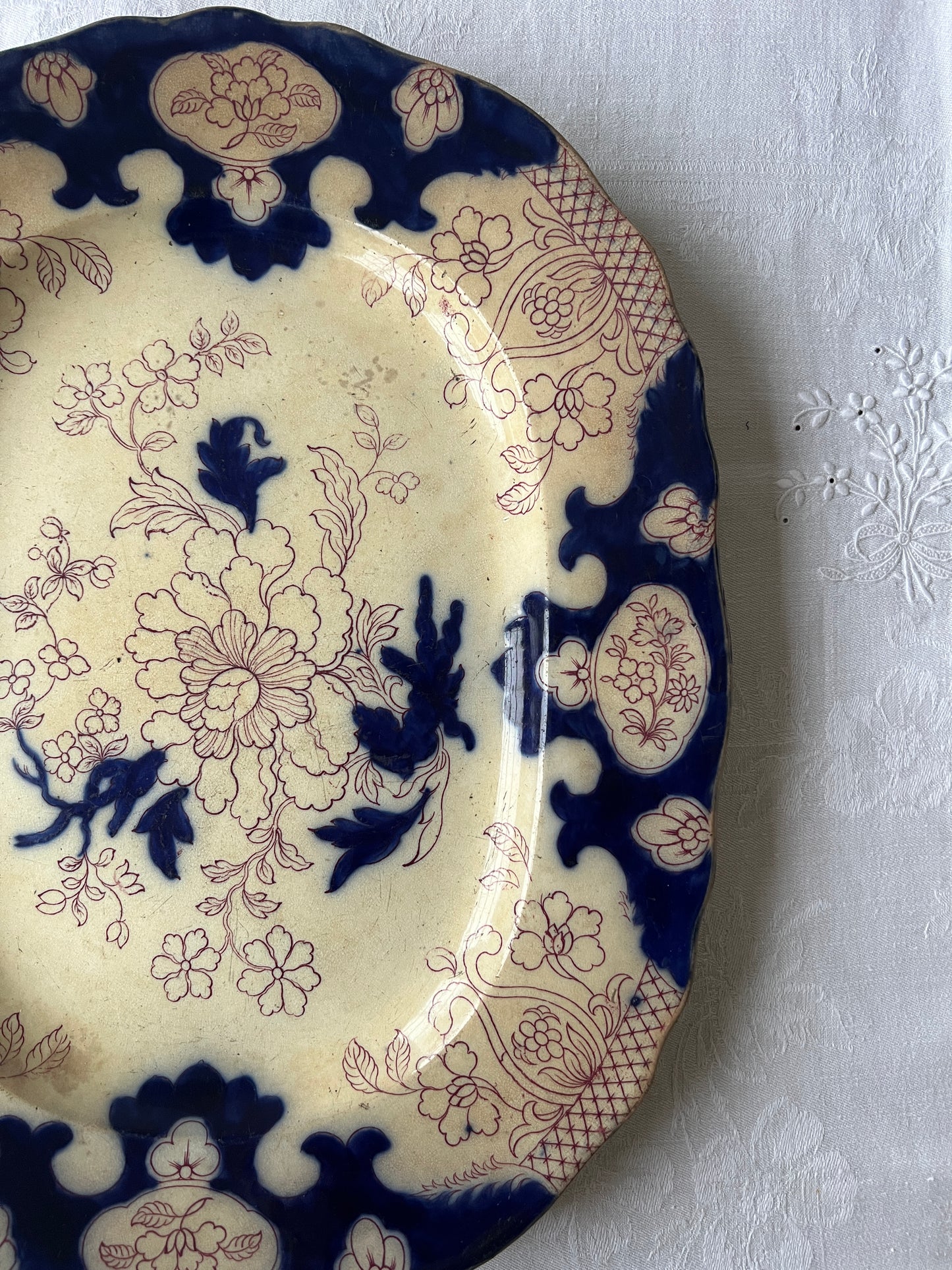 19th century Faience Platter