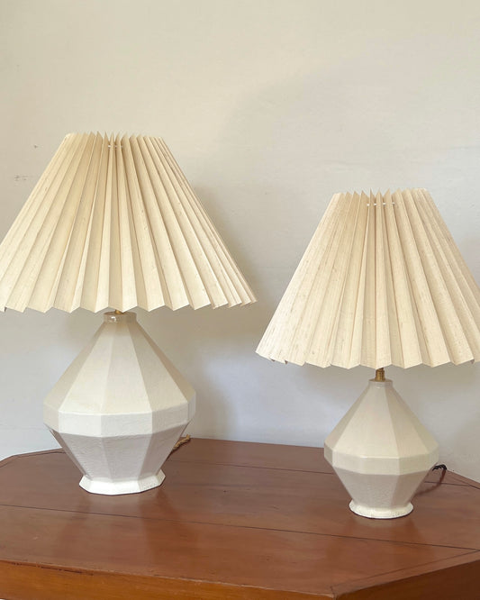 Erwan de Rengervé x Helle Thygesen Table Lamp - Ivory Craquelé