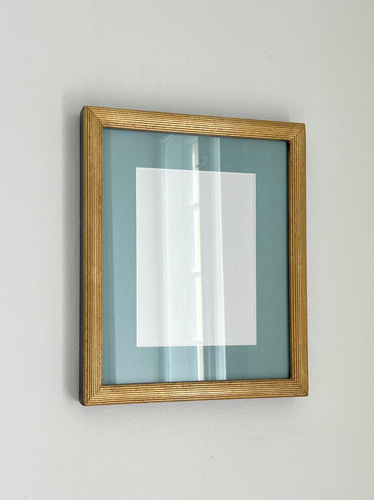 Atelier Julia Labet x Helle Thygesen Portrait Frame - Sarcelle Blue / Gold