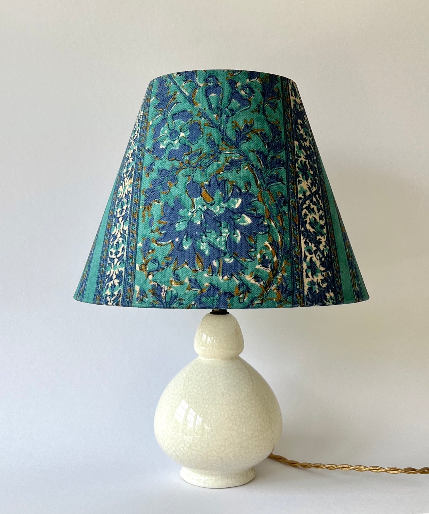 Faience Table Lamp