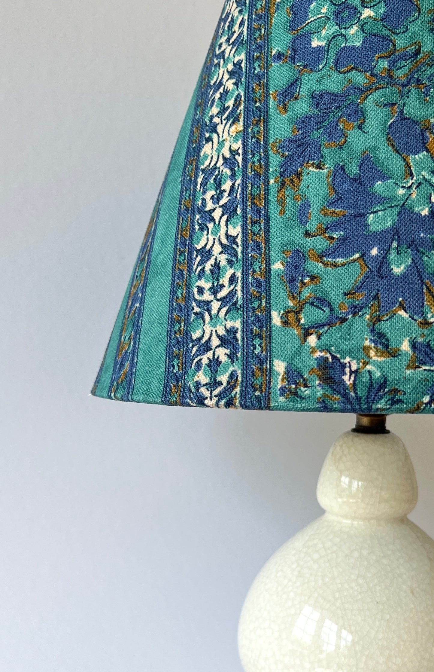 Faience Table Lamp