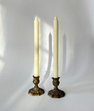 Pair of Bronze Candleholders
