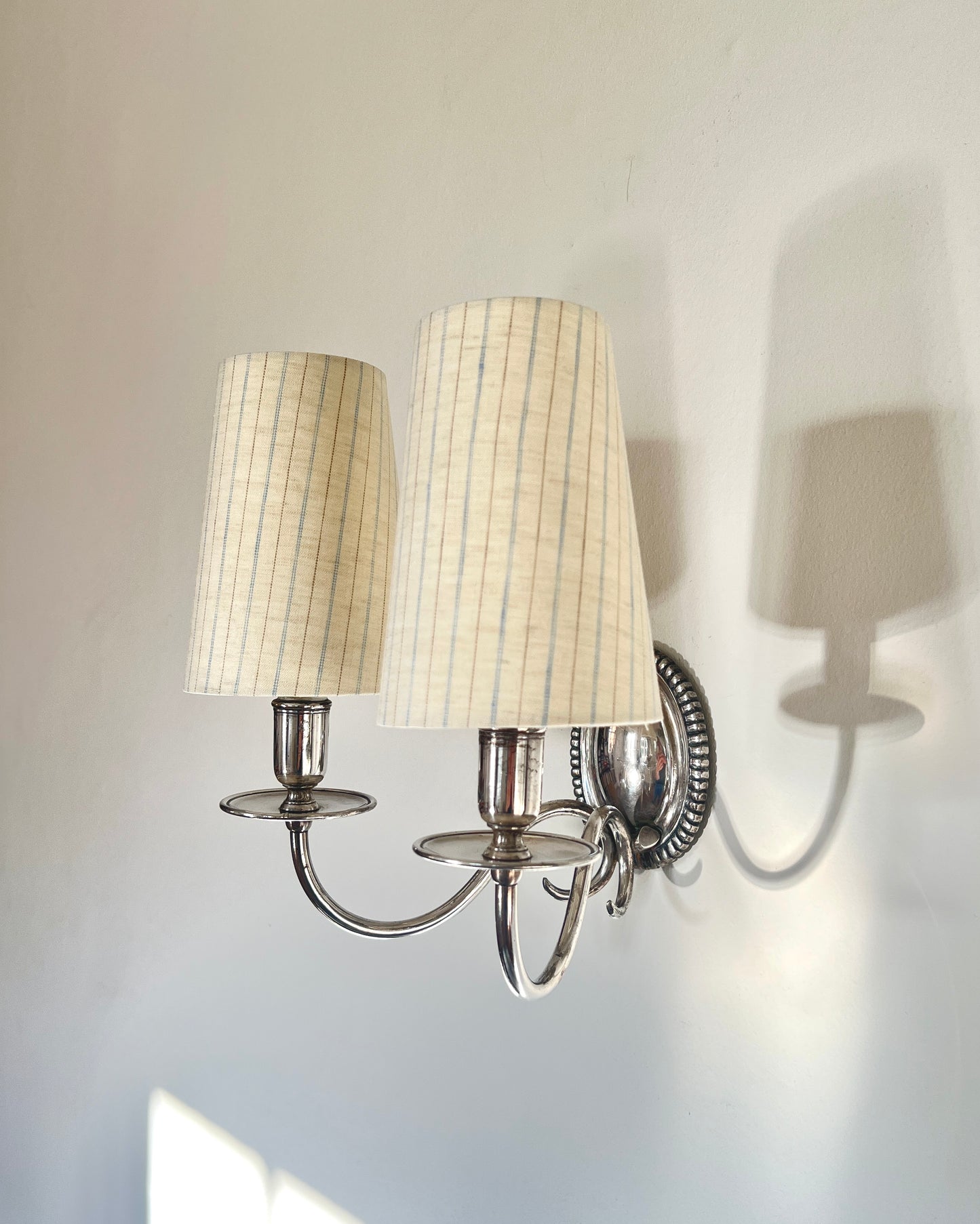 Silver Sconces