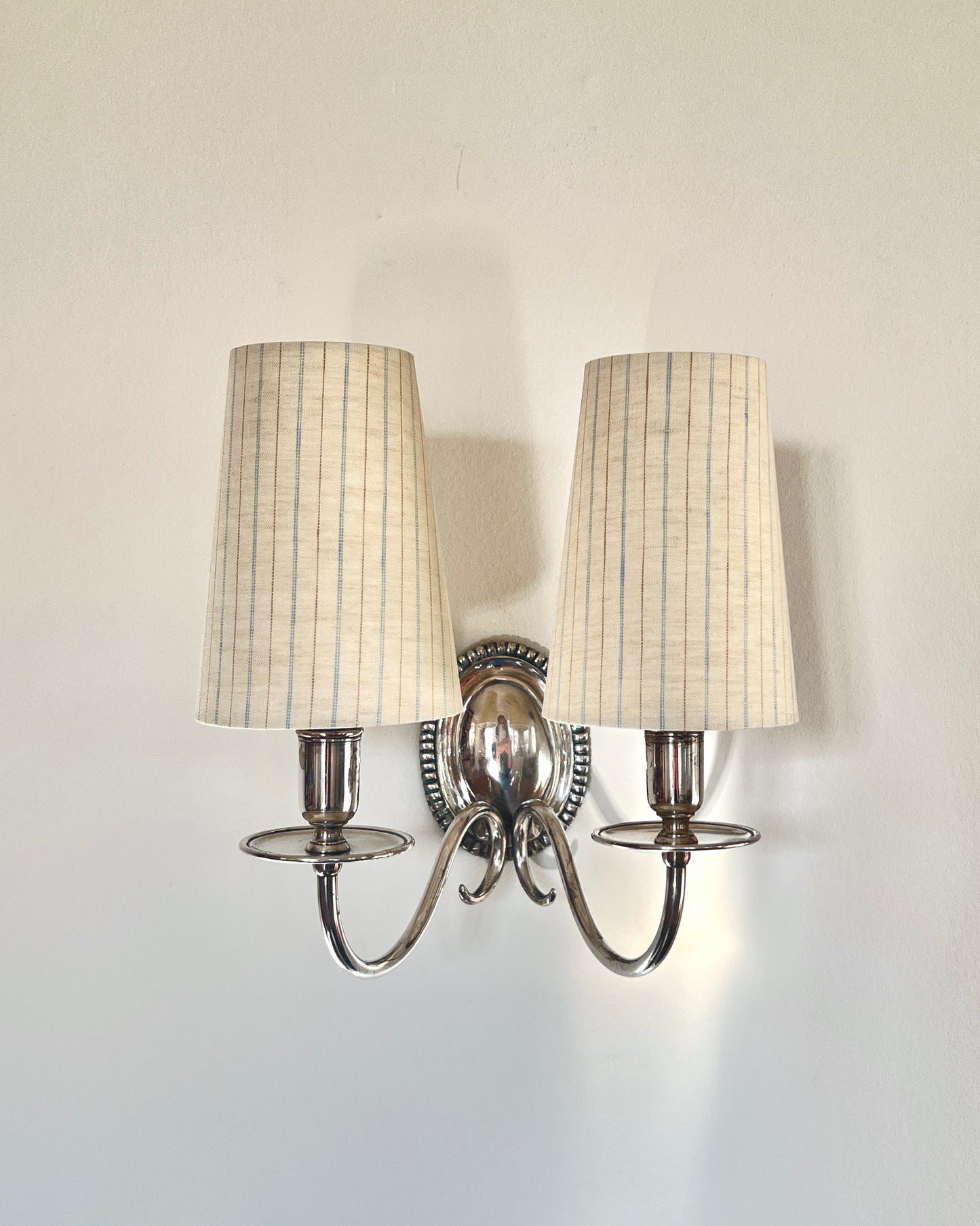 Silver Sconces