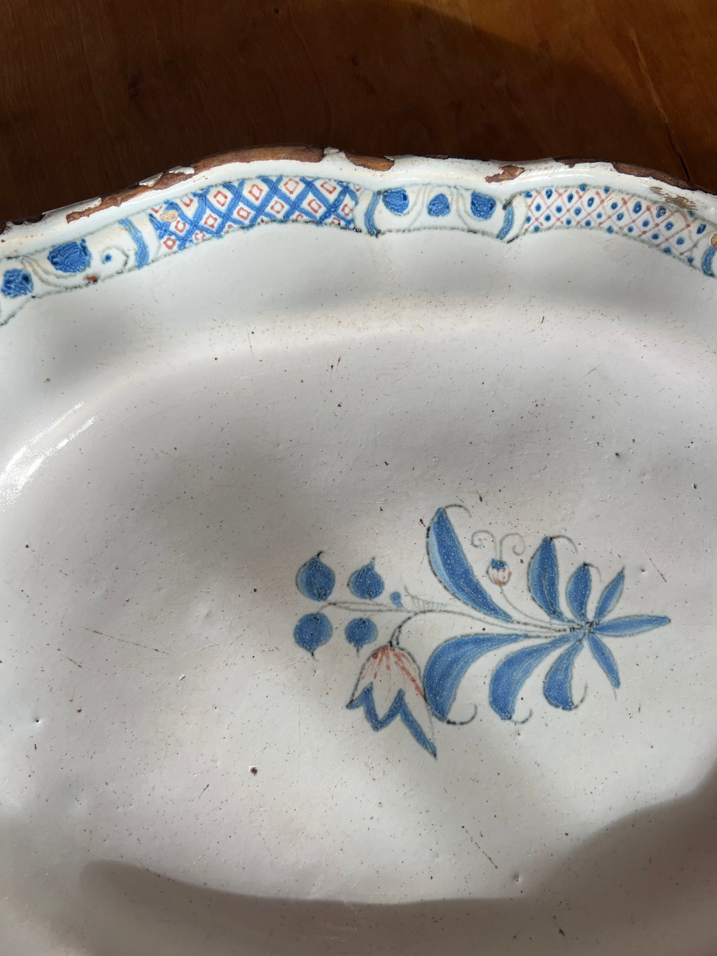 Faience Plate