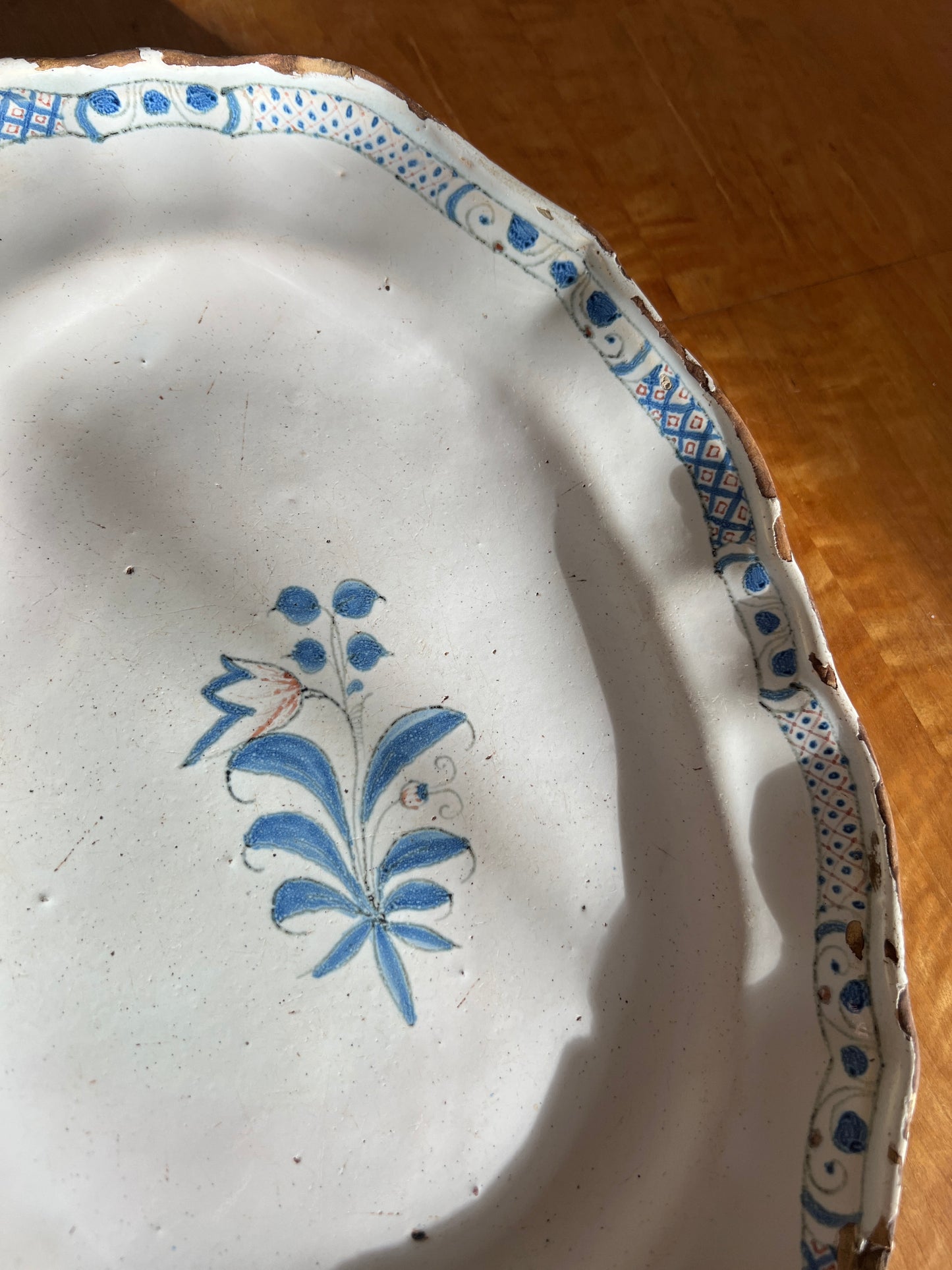 Faience Plate