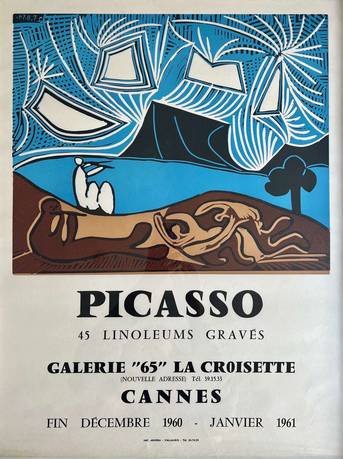 Pablo Picasso Exhibition Poster 1960