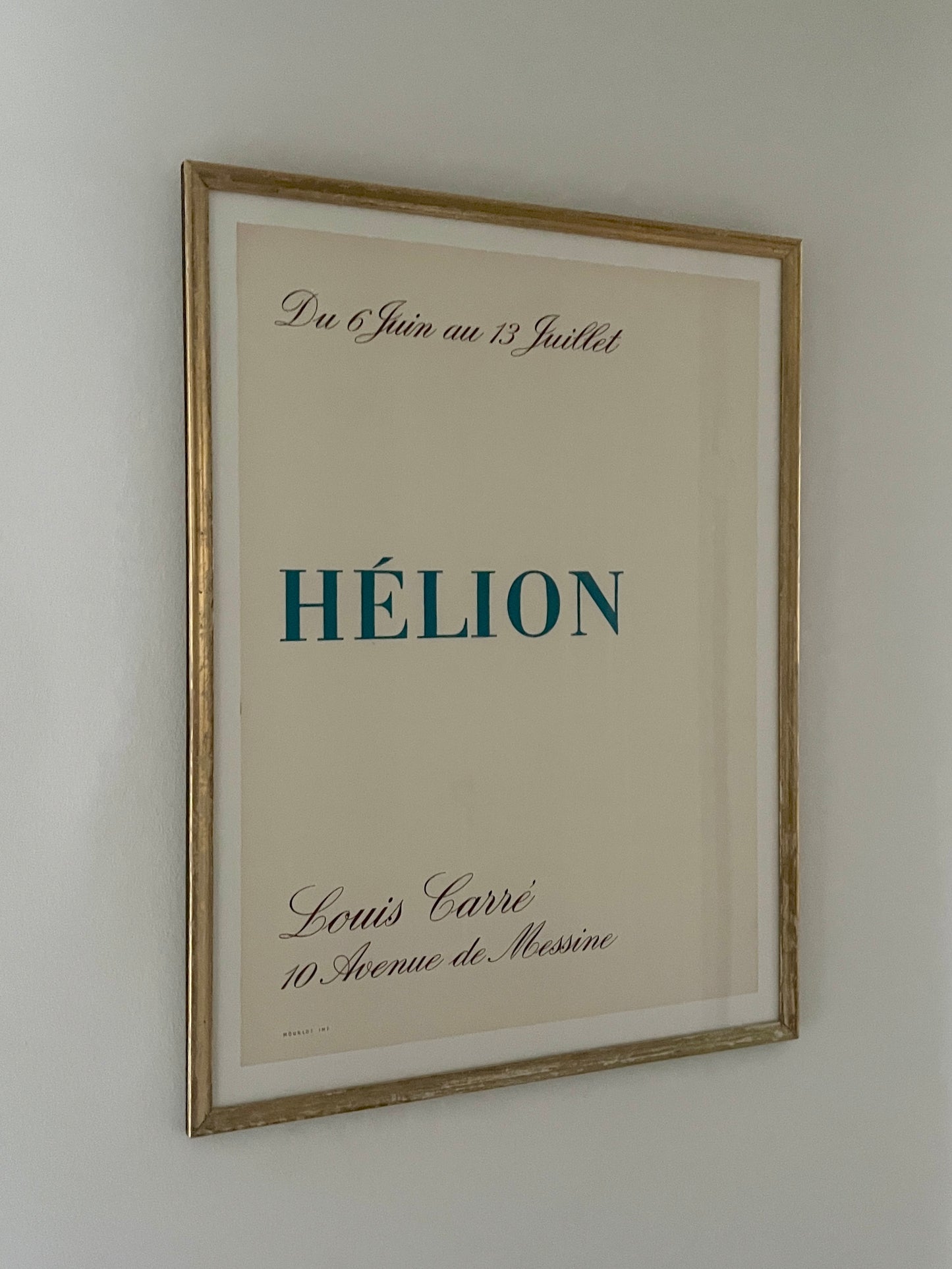 Jean Hélion Exhibition Poster