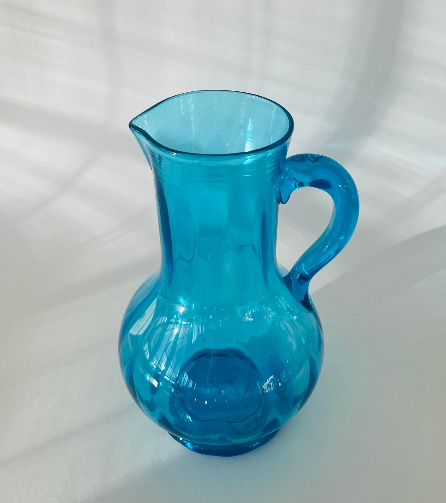 19th Century Glass Pitcher