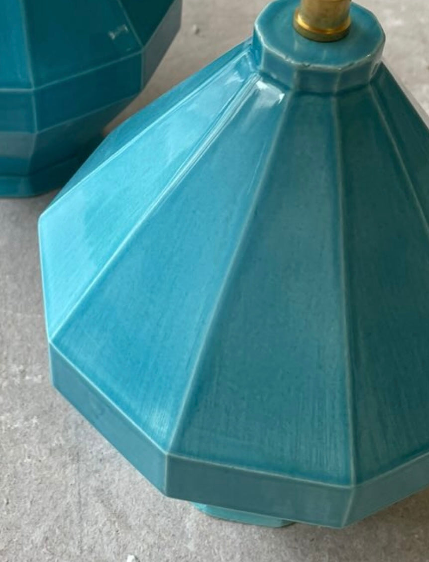 Erwan de Rengervé x Helle Thygesen Table Lamp - Teal