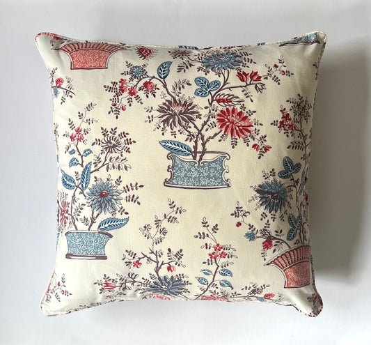 French Vintage Textile Pillow