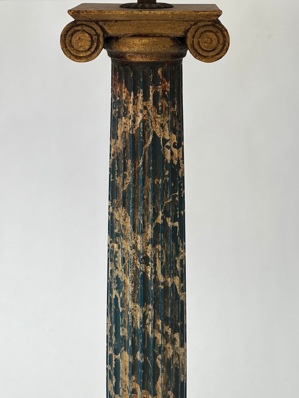 Faux Marble Floor Lamp
