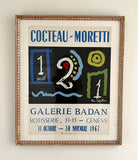 Jean Cocteau - Moretti Poster 1967