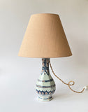 Pair of Faience Table Lamps