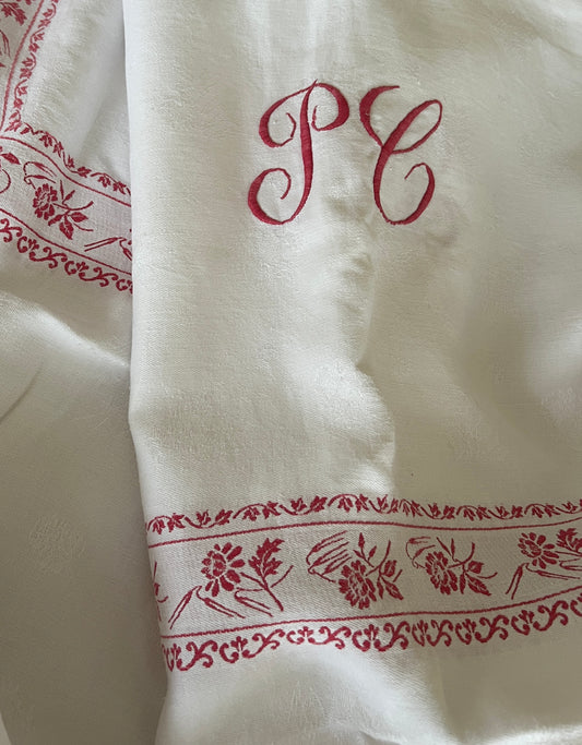 Monogrammed Tablecloth