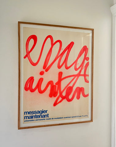 Jean Messagier Poster 1971