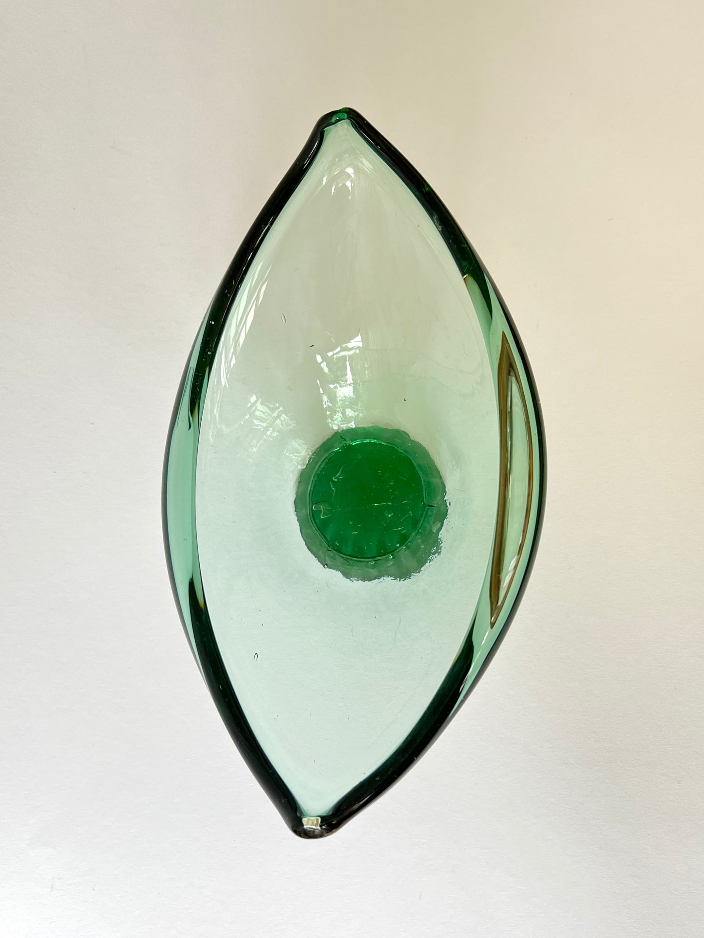 Footed Glass Bowl / Vase