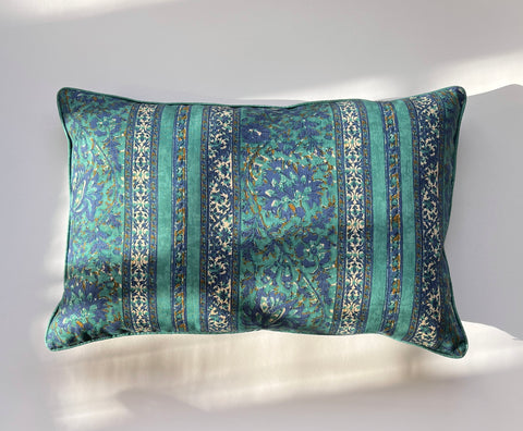 Linen Pillows - Blue Stripe