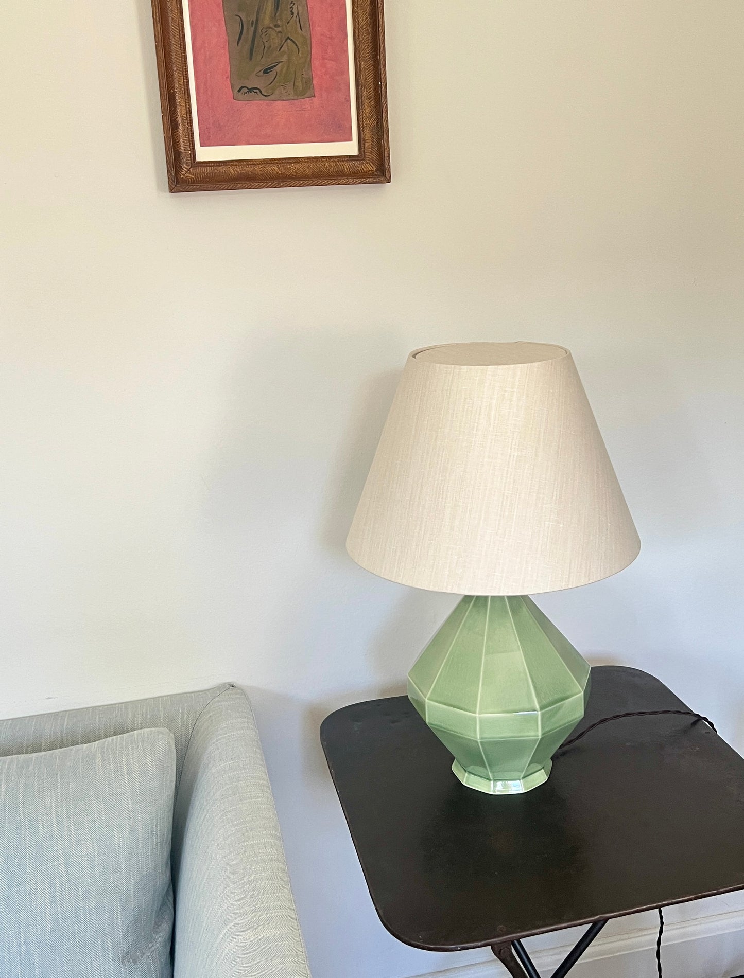 Erwan de Rengervé x Helle Thygesen Table Lamp - Sage Green