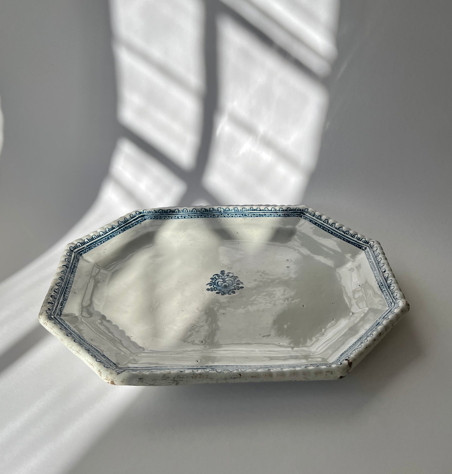 19th century Faience Platter