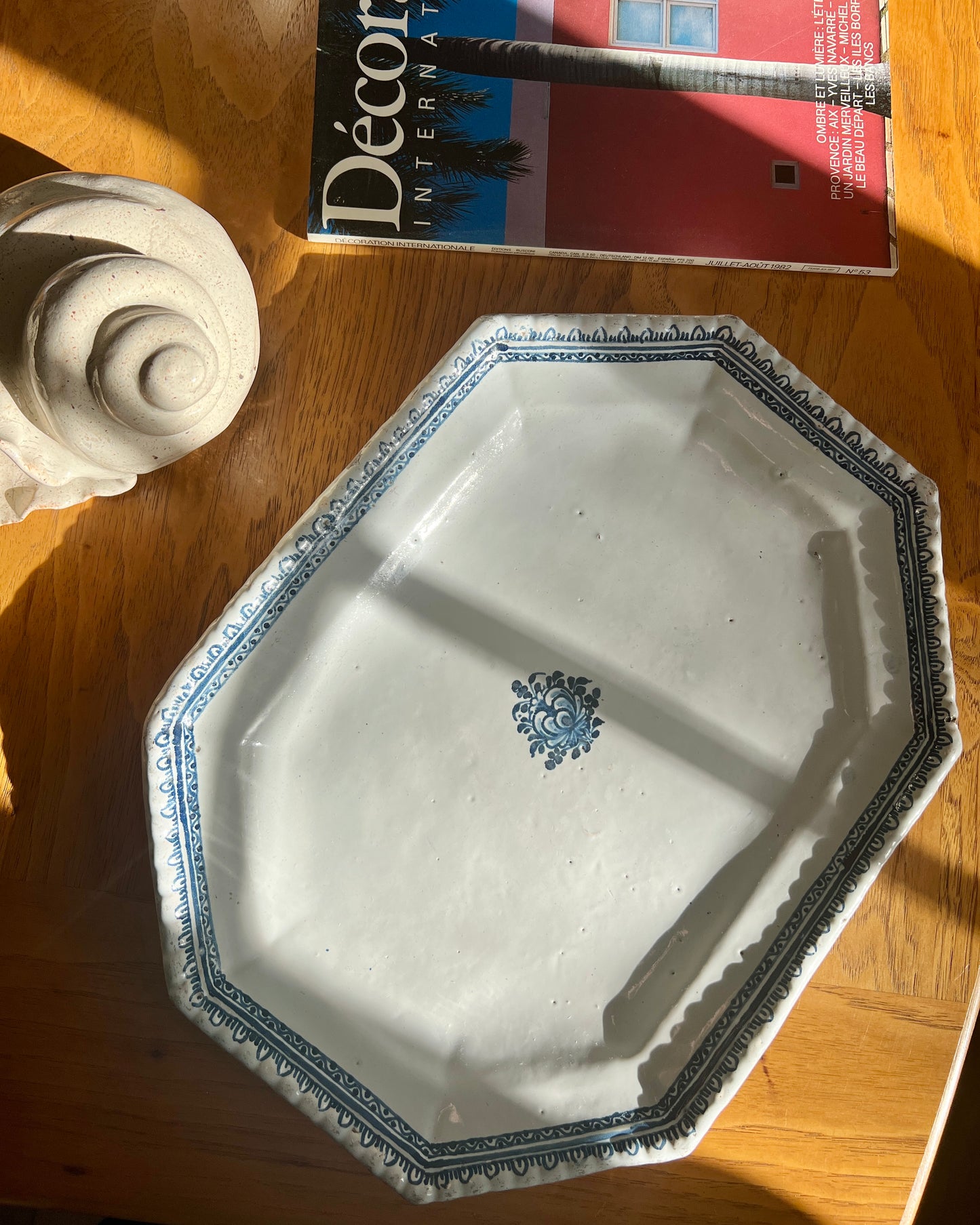 19th century Faience Platter