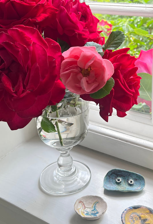 French Glass Vase