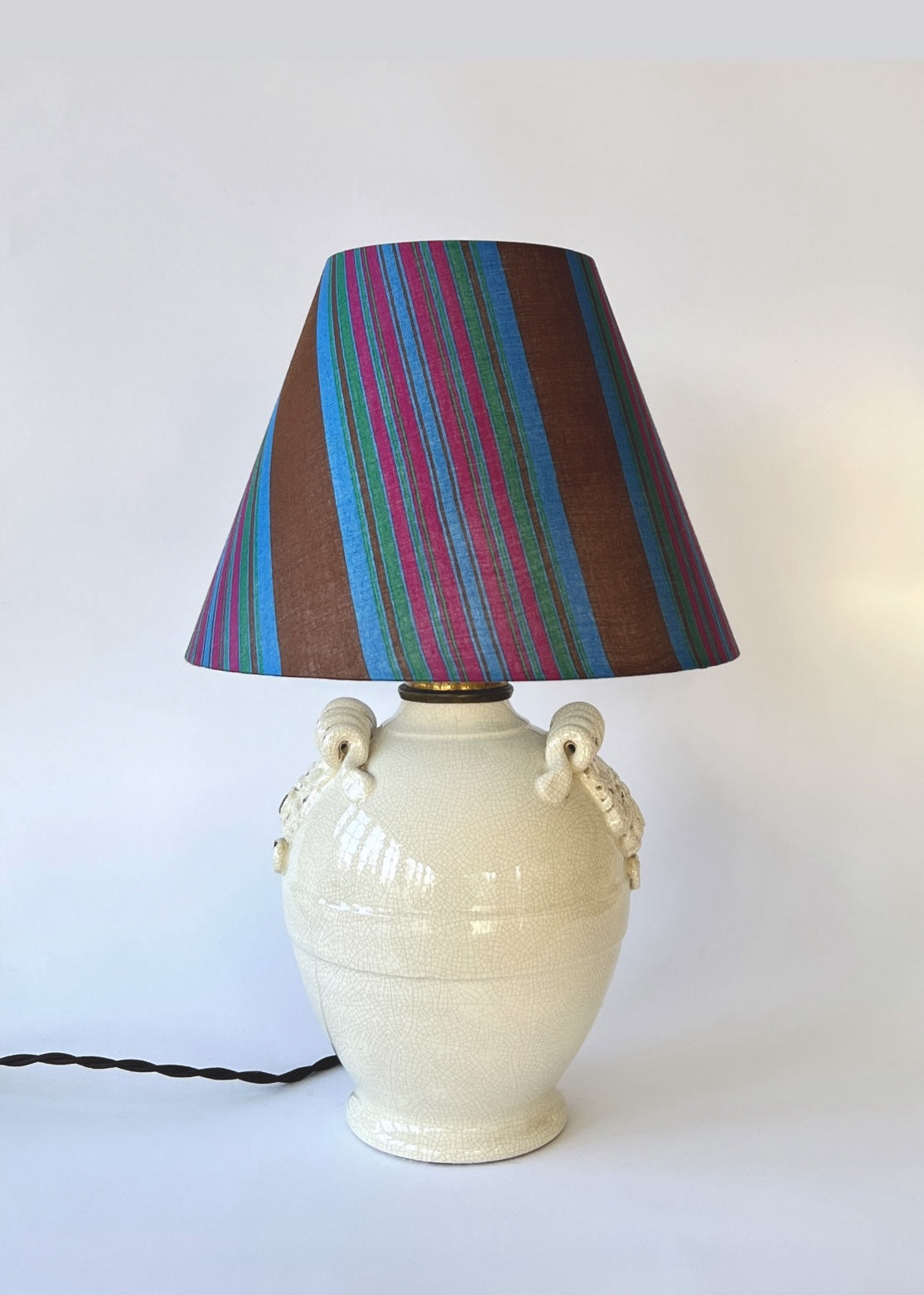 Faience Table Lamp