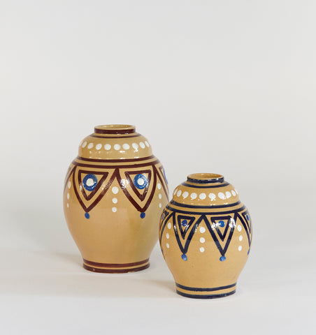 Art Deco Malicorne Vases